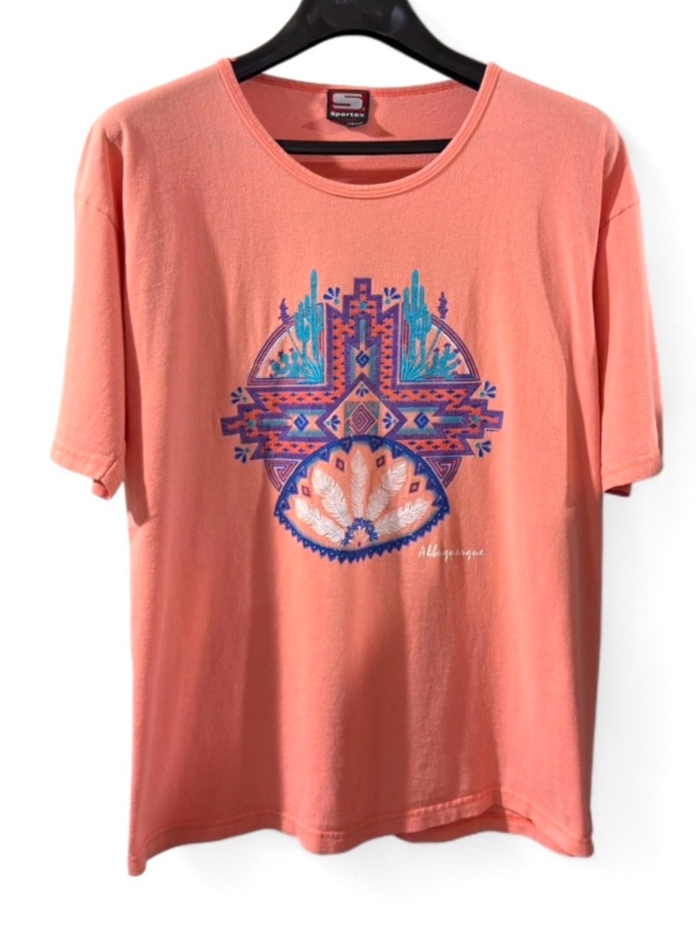 Vintage Albuquerque, NM Southwestern Design Graphic T-Shirt Size XL